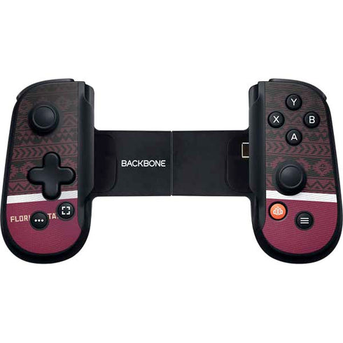 Florida State University Pattern Jersey Backbone One for iPhone Game Controller Skin